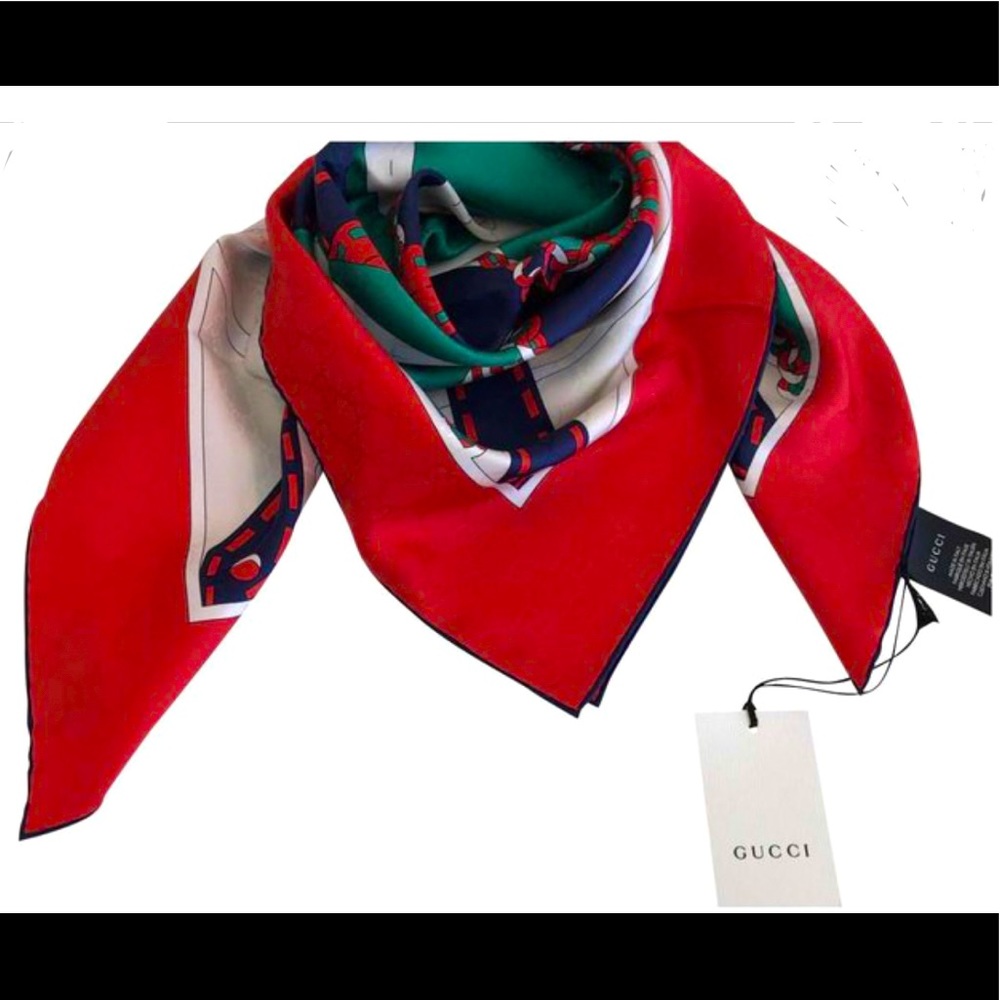 NWT Gucci silk scarf